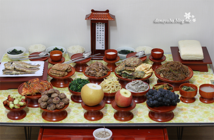 제사상차림/차례상차림 차리는 방법