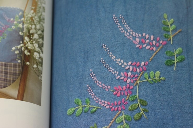 South Korea Wild Flower Embroidery Вышивка гладью
