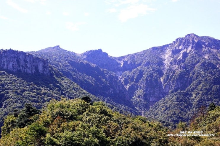 한라산 관음사코스(탐라계곡-원점비-개미등-삼각봉까지)