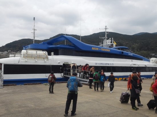 부산항~대마도 이즈하라항(15.11.26.월)