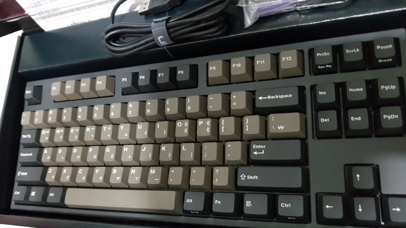 레오폴드 Fc750r 그라파이트 화이트 갈축 후기 네이버 블로그