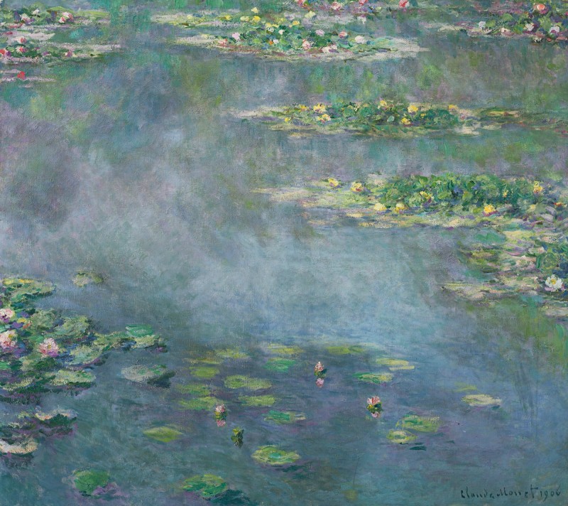 VON LILIENFELD Paraguas Autom/ática Claude Monet El jard/ín Mujer Hombre Motivo Arte