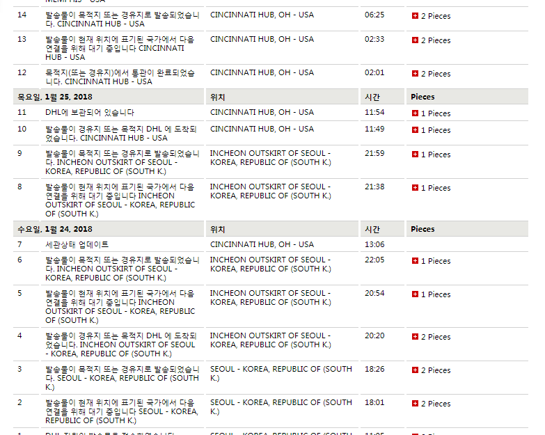 Dhl배송조회 국제 택배 보낸 후 해외배송조회 하는법 네이버 블로그